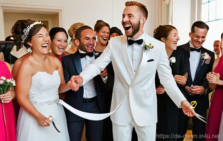 덴마크 전통 결혼식 문화 - **Hygge Wedding Feast with Kransekage:**
    "A cozy and heartwarming Danish wedding reception scene...