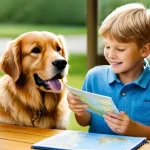 덴마크에서 반려견 등록 및 관리법 - **A Cheerful German Family Preparing for a Danish Dog Vacation**
    A bright and organized scene fe...