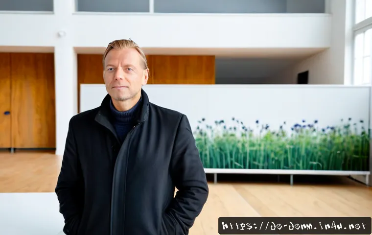 덴마크 출신 건축가 비야르케 잉겔스 - Photorealistic architectural portrait of a Danish architect in a tailored dark jacket, standing besi...